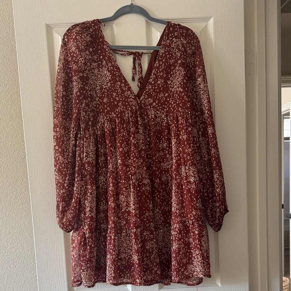 Rust Mittoshop babydoll dress